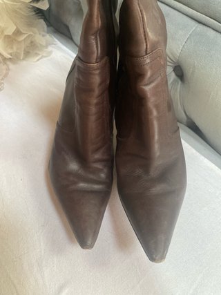Botas altas Ralph Lauren cuero marrones