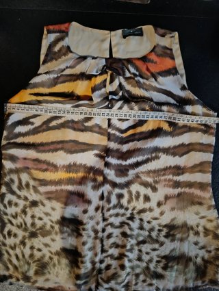 Blusa Roberto Verino Animal Print Talla M
