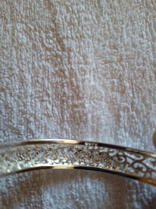 Pulsera brazalete labrado plata 925