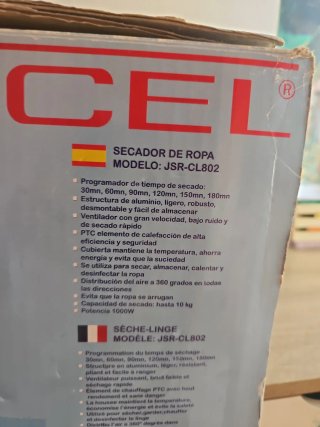 Secadora de ropa portátil Jocel
