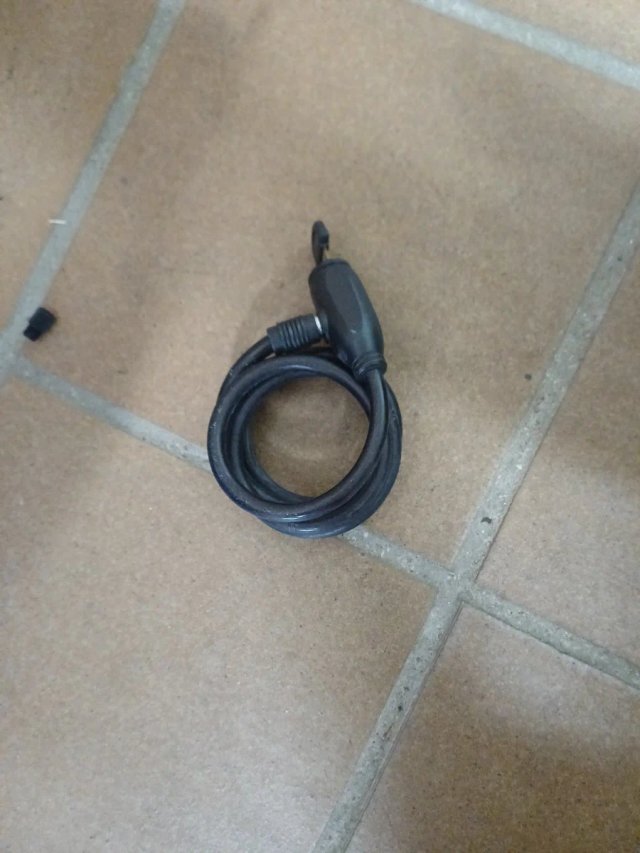 Candado de Bicicleta Negro con Llave