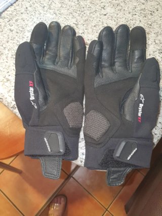 Guantes Alpinestars Negros y Rojos talla S