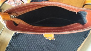 Bolso piel bovina marrón