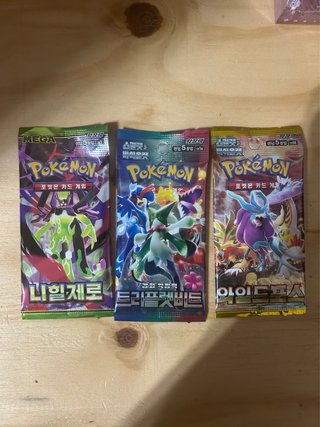 3 Bustine Pokemon Coreano