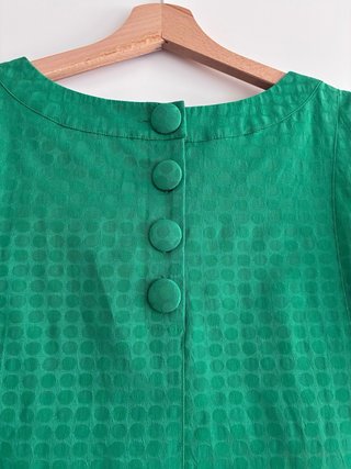 Vestido verde baby doll