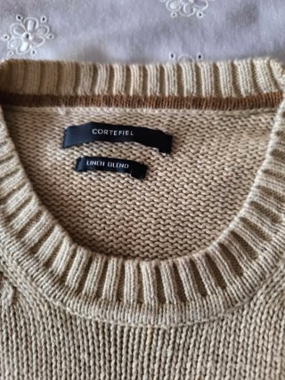 Jersey de algodón y lino