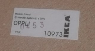 Mueble TV IKEA OPPLI madera
