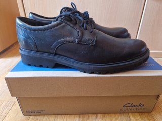Zapatos Clarks Berwick Lace Hombre Negros NUEVOS