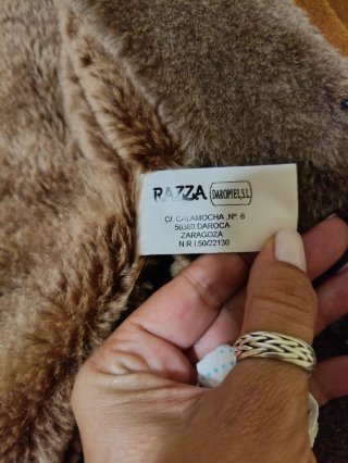 Abrigo piel mujer talla 44 como nuevo