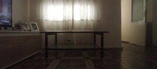 Mesa de centro elevable cristal y metal