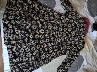 Vestido Zara estampado flores XS