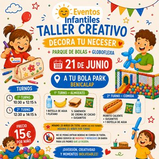 Taller Infantil Creativo - Eventos Infantiles