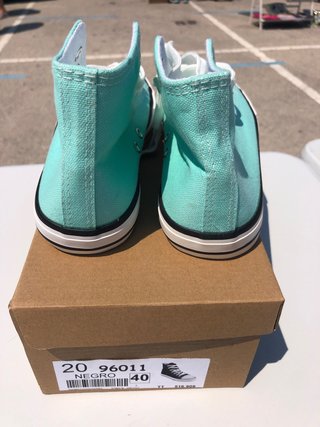 Bambas aguamarina talla 40