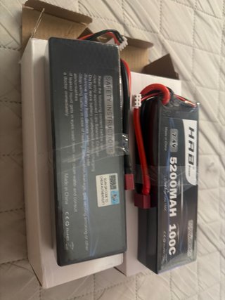 Pack de 2 Baterías Li-Poly 7.4V 5200mAh 100C
