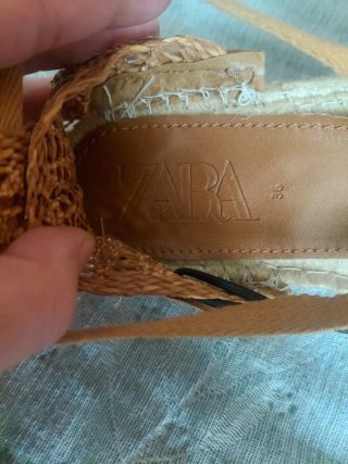 Sandalias Zara Beige Talla 36
