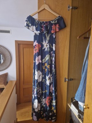 Vestido largo floral Bea Bea