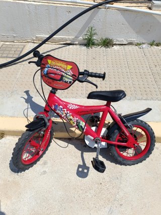 Bicicleta Infantil Disney Cars 12