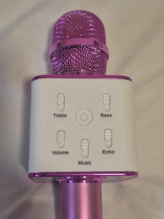 Micrófono Karaoke Rosa y Morado