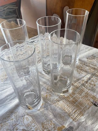 Set 5 Bicchieri Cristallo Bohemia