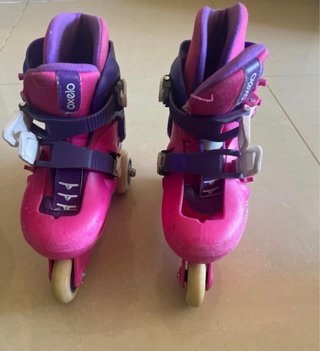 Patines Oxelo Talla 26-28 Rosa y Morado