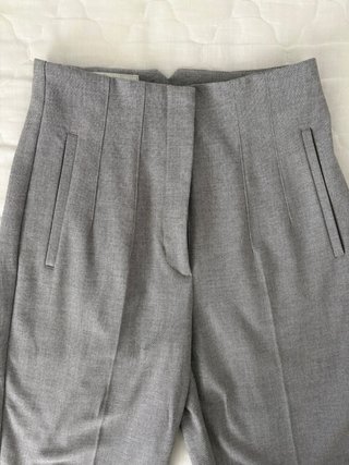 Pantalón vestir Zara gris mujer