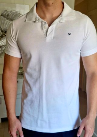 Polo Silbon Blanco Hombre Talla M
