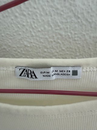 Camiseta Zara Beige Talla M