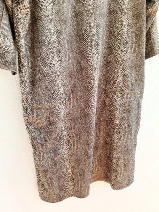 Vestido Zara estampado print animal Talla M
