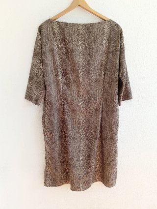Vestido Zara estampado print animal Talla M