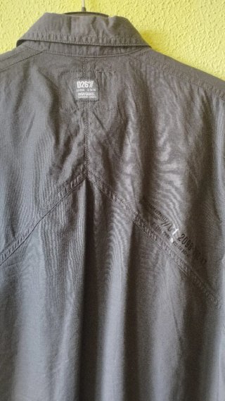 Camisa de vestir gris hombre Talla M