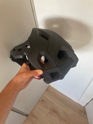 Casco integral patinete/bici negro talla niño