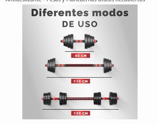 Juego de pesas para entrenar sin estrenar. NUEVO
