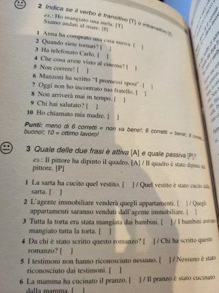 Italiano esercizi facili