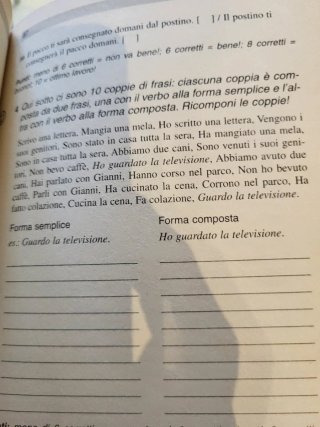 Italiano esercizi facili