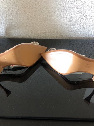Zapatos Zara Beige/Plata con Pedrería