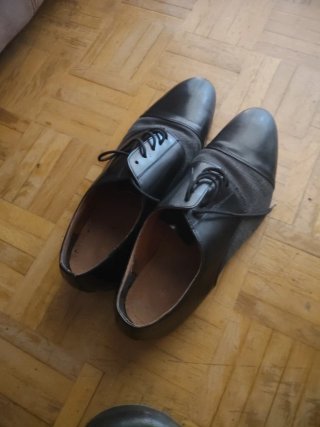 Zapatos de vestir piel negro y gris