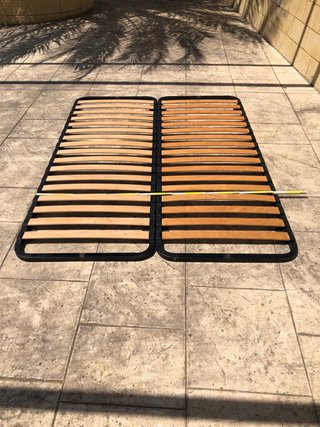 Somier de láminas para autocaravana