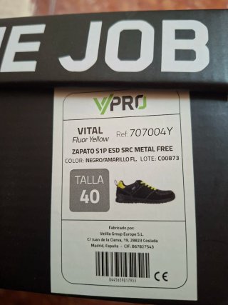 Zapato de seguridad VPRO sport