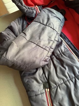 Abrigo Superdry Hombre Azul marino y Rojo