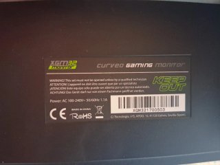 Monitor Curvo Gaming Keep Out 32 144Hz