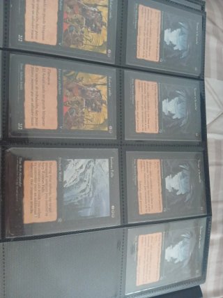 Lote cartas Magic The Gathering negras