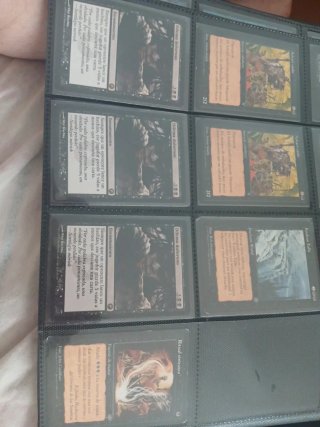 Lote cartas Magic The Gathering negras