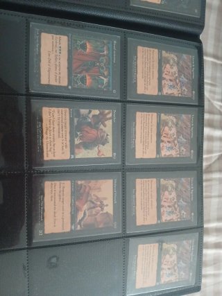 Lote cartas Magic The Gathering negras