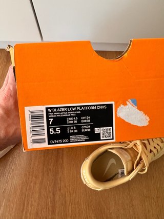 Zapatillas Nike Blazer Platform Beige Mujer