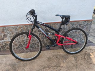 Bicicleta Montaña 24 Doble Suspensión