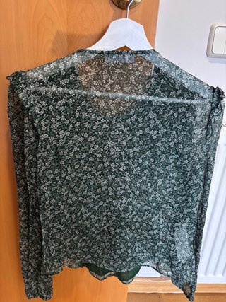 Camisa Brownie floral verde