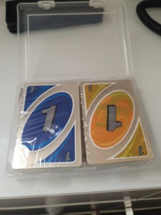 UNO Cartas Transparentes Impermeáveis