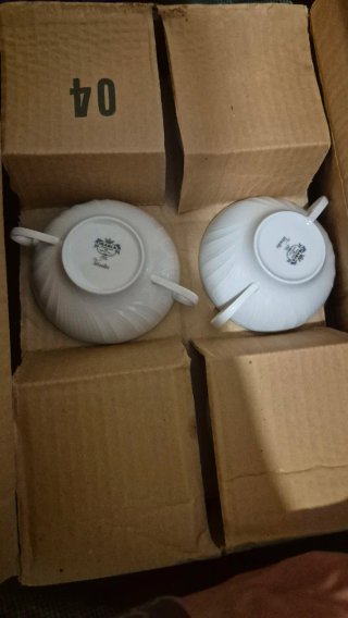 Tazas de Porcelana Irabia Versailles (2 unidades)
