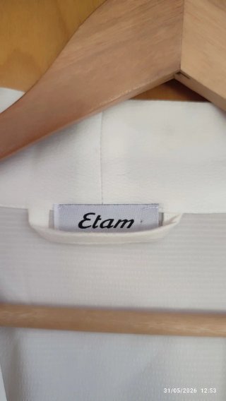 Batín Novia Etam Blanco Talla M