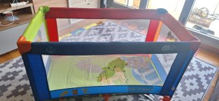 Cuna de viaje /parque infantil, colchón enrollable